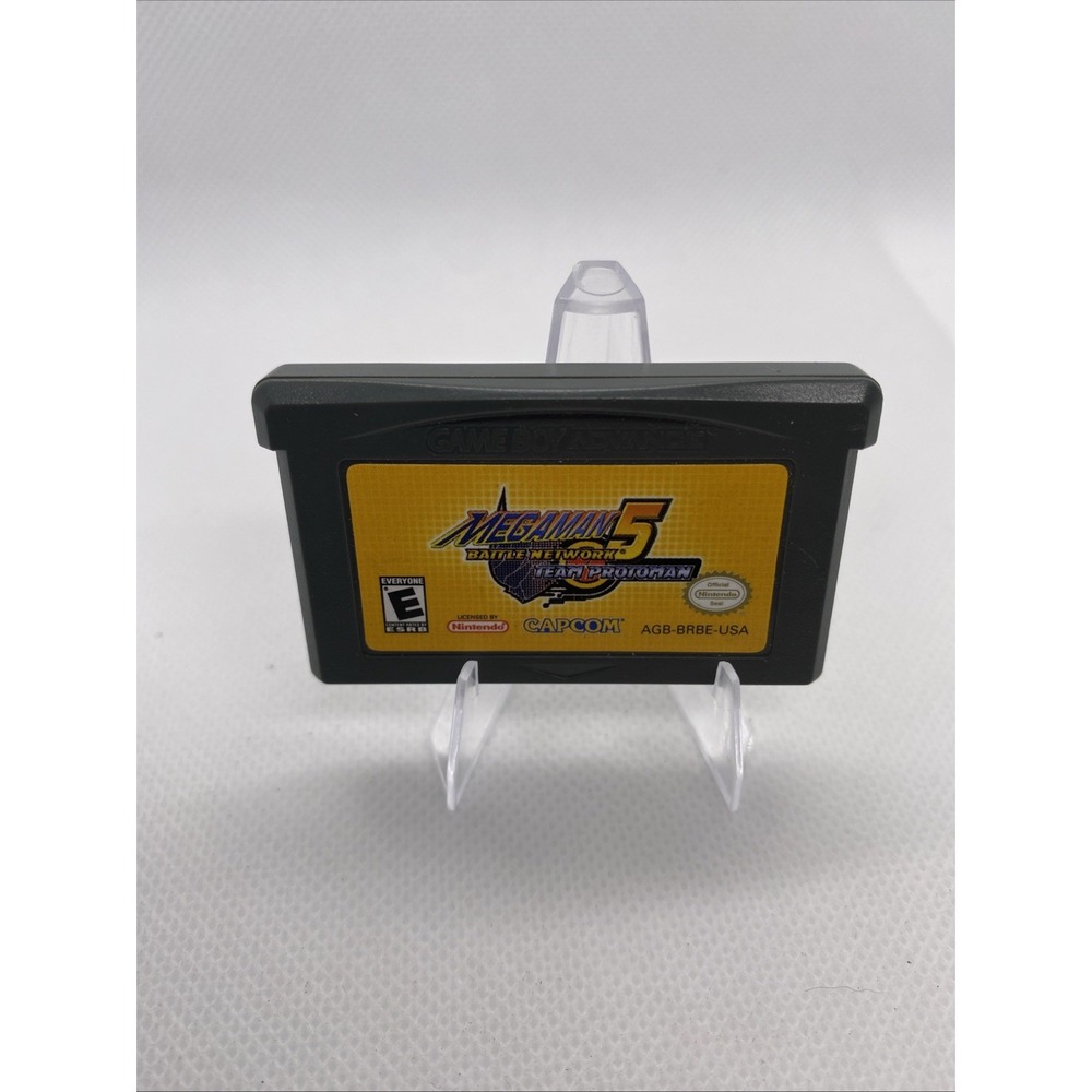 Mega Man 5: Battle Network Team Protoman GBA (Nintendo Game Boy Advance, 2005)